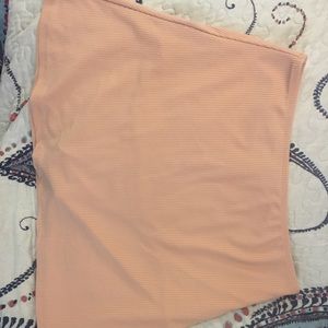 Kortni Jeane high waisted skirt. Rubbed nude. M